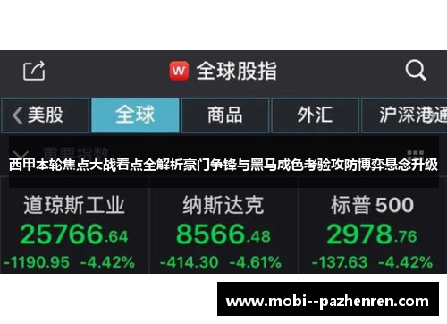 西甲本轮焦点大战看点全解析豪门争锋与黑马成色考验攻防博弈悬念升级